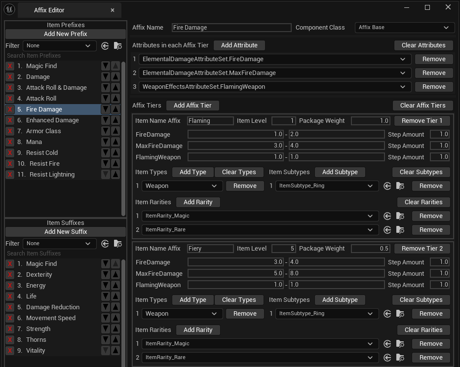 affix editor