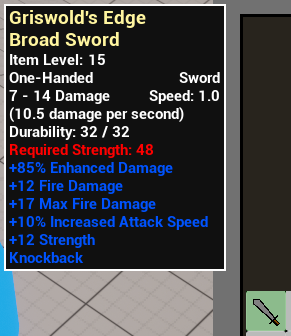 unique item